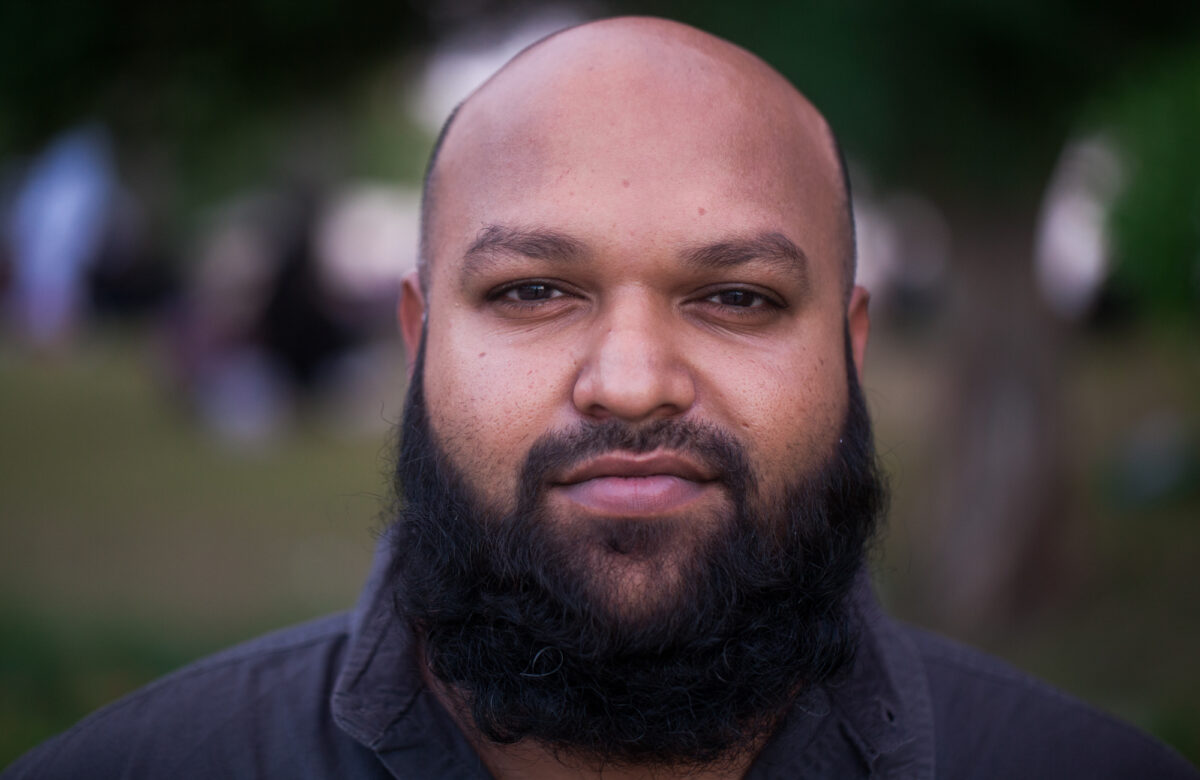 Faces of Qatar portrait, Indian man living in Doha, Qatar.