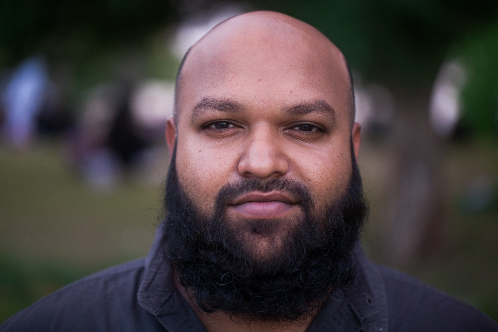 Faces of Qatar portrait, Indian man living in Doha, Qatar.