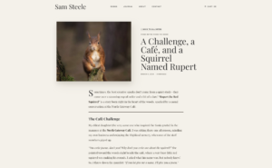 Sam Steele's new website - independent author in Scotland